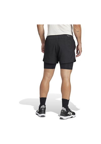 Adidas Gym+ 2in1 Short Erkek Taytlı Şort Je5665 Je5665 Siy Siyah