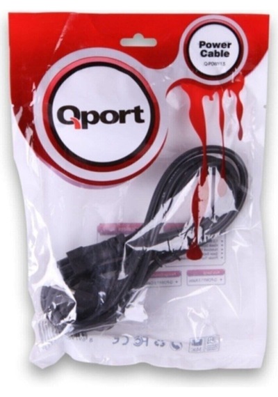 Qport Q-Powy1.5 Yonca Ntb Power  Kablosu 1.5 Metre