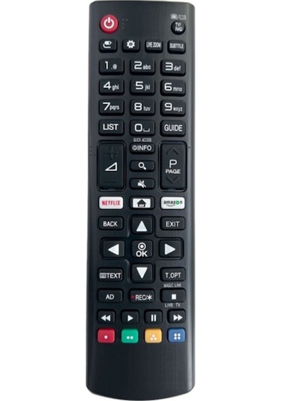 43/50up77 Televizyon İçin Uyumlu Netflix Amazon Tuşlu Tv Led Lcd Uzaktan Kumanda