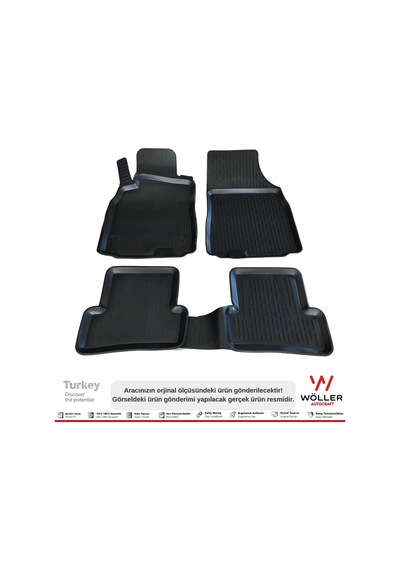 Renault Fluence Paspas 2009 - 2016 Arası 3D Havuzlu Wöller Paspas