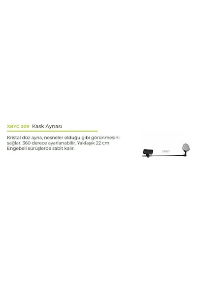 Bisiklet Kask Aynası Multifonksiyon 3D-Mini Ayna