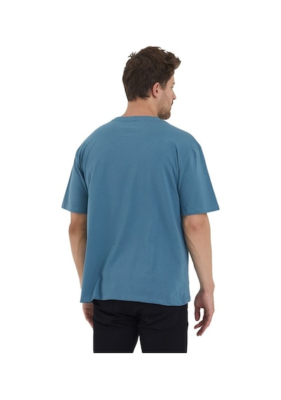 Erkek Basic Oversize Bisiklet Yaka %100 Pamuk Kısa Kol T-Shirt