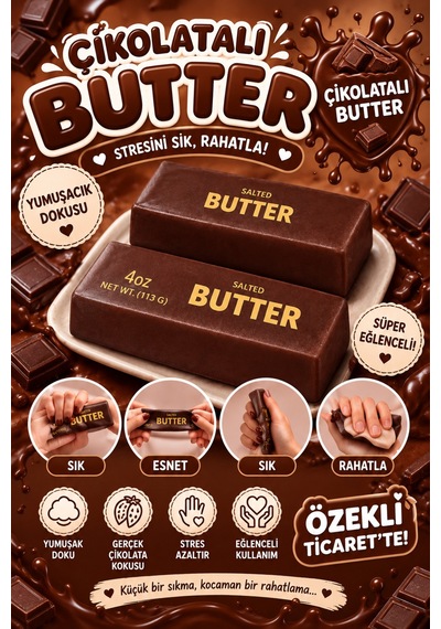 Butter Squish Sukuşi Çikolata Tereyağ 1 Adet Diğer