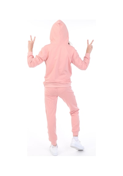 Toontoy Kids Toontoy Kız Çocuk Eşofman Takım Füme Melanj