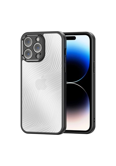 Dux Ducis iPhone Uyumlu 14 Pro Aimo Series Premium Buzlu Sert Pc-tpu Kılıf- 5775 Beyaz