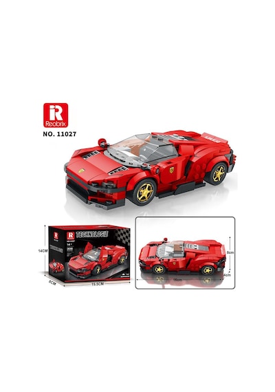 Reobrix Creator 11027 Ferrari Daytona Sp3 Spor Araba Yaratıcı Yapı Blok Seti Building Blocks - 350 Parça