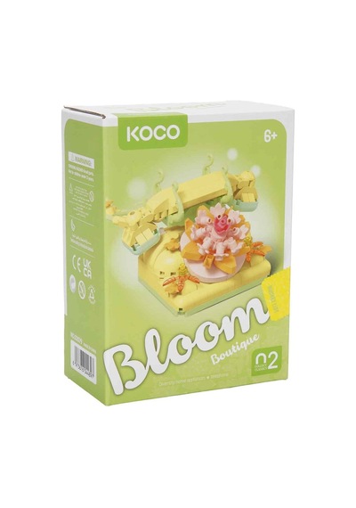 Koco Bloom Boutique Antika Telefon Yapım Seti 336 Parça Dekoratif Blok Model