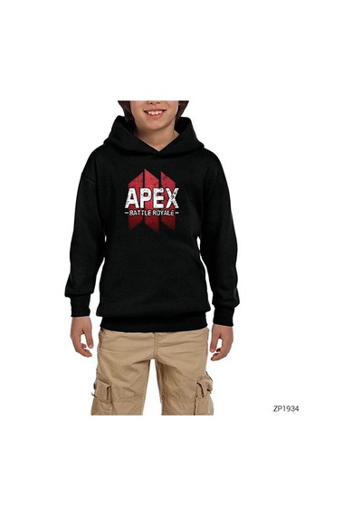 Zepplin Giyim Apex Legends Battle Royale Siyah Çocuk Kapşonlu Sweatshirt Zepplin Giyim Apex Legends Battle Royale Siyah Çocuk Kapşonlu Sweatshirt