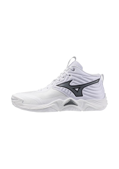 Mizuno Wave Momentum Elite Mıd Unisex Voleybol Ayakkabısı Beyaz / Gri Çok Renkli