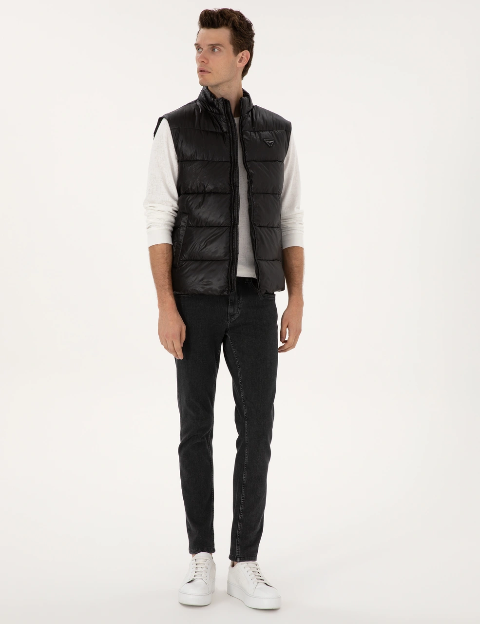 Pierre Cardin Erkek Siyah Mont Yelek 50313940-vr046 Siyah