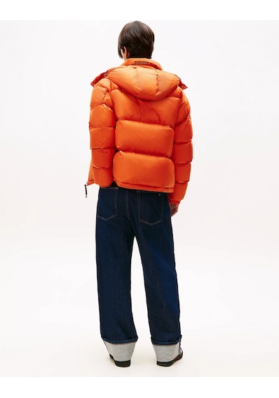 Tommy Hilfiger Tjm Alaska Kuş Tüyü Şişme Erkek Turuncu Ceket Dm0dm22036szz Turuncu