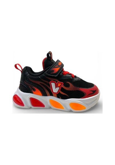 Vicco Coin Erkek Çocuk Okul Öncesi Işıklı Rahat Sneaker Kırmızı