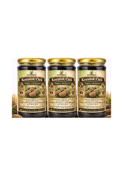 Servi Kozalağı Özü 3'lü Set 800 Gr Katkısız, İlave Şekersiz