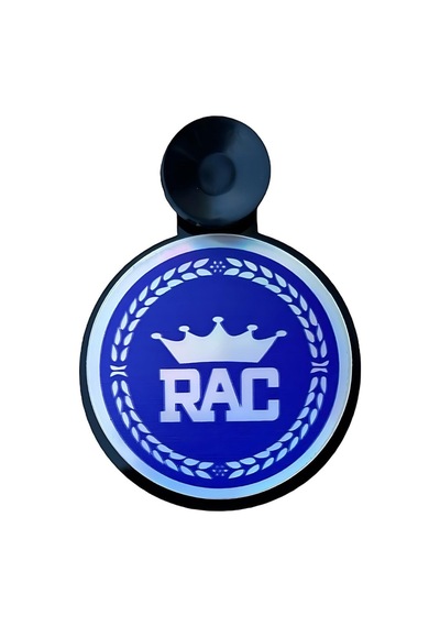 Oto Resimlik Vantuzlu Rac Mavi 7 Cm