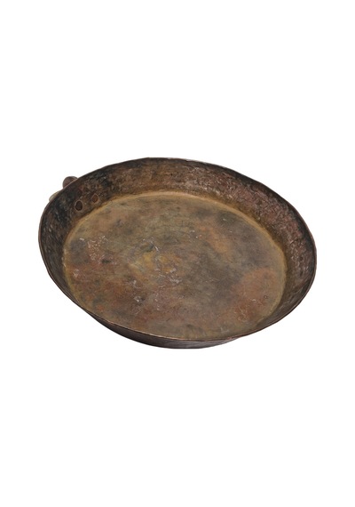 Vintage El Yapımı Bakır Tava 24cm Bakır