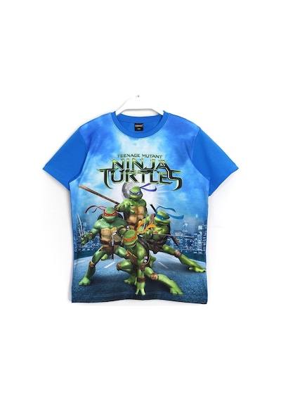 Ninja Turtles Ninja Kaplumbağalar 3D Baskı Kısa Kollu Yazlık Erkek Çocuk T-Shirt