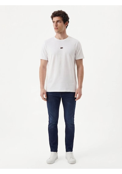 Loft Regular Fit Beyaz Erkek T-shirt Lf2042492