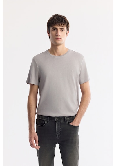 Avva Erkek Gri Klasik Bel Eskitme Yıkama Elastan Rio Skinny Fit Jean Pantolon A42y3512