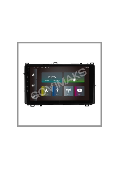 Govimaks Toyota Aurıs 2018 Uyumlu 8gb Ram 128gb Hafıza Androıd Multımedıa Teyp 9"