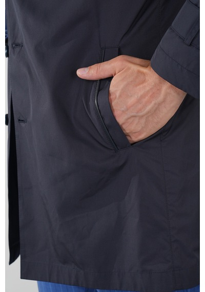 Bisse Lacivert Regular Fit Pardösü Trençkot Pardesü Trcn25y25001 D39