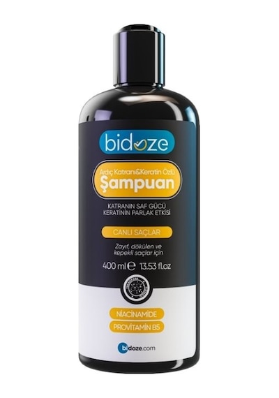 Bidoze Ardıç Katranı & Keratin Şampuanı 400 ML