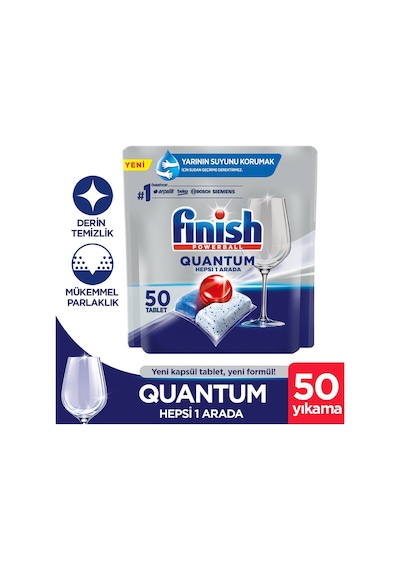 Finish Quantum 50 Tablet Bulaşık Makinesi Deterjanı