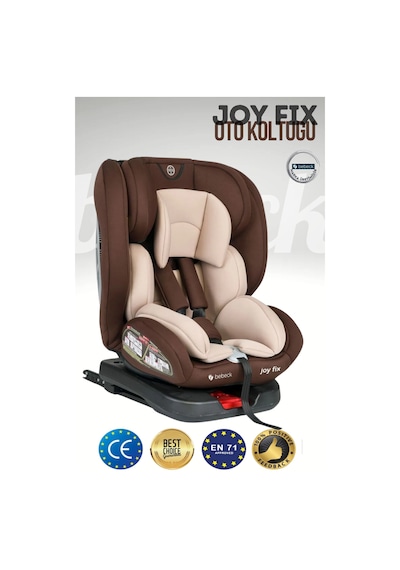 Joy Fix 0-36 Kg 360° Dönebilen Isofix'li Oto Koltuğu Bej