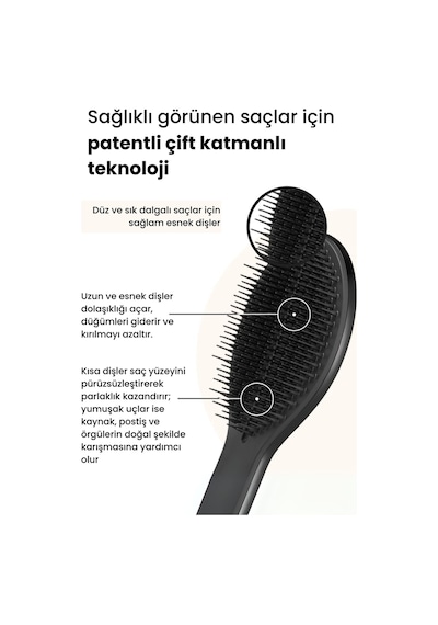 Tangle Teezer The Ultimate Styler Black Saç Fırçası