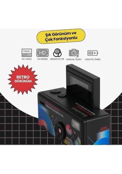 Büro Ev Ofis Güvenliği İçin 1080p Katlanır Ekran Mini Anahtarlık Kamera