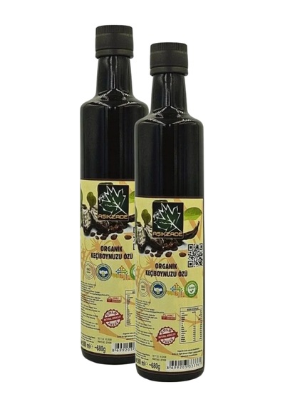 Aşıkzade Organik Keçiboynuzu Özü 500 Ml 2'li Set