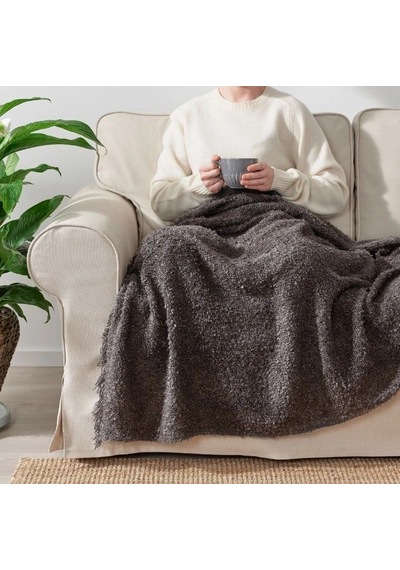 Ikea Sandbrodd Polar Koltuk Örtüsü Tek Kişilik 130 X 170 Cm Gri