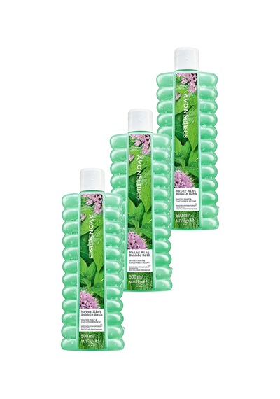 Avon Senses Water Mint Nane Ve Salatalık Kokulu Banyo Köpüğü 3 x 500 ML