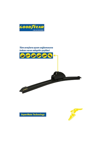 Goodyear Supermute Technology Ön Tek Muz Silecek 22 (550Mm)