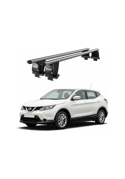 Nissan Qashqai J11 2014-2017 Oluksuz Kilitli Ara Atkı Port Bagaj Tavan Barı