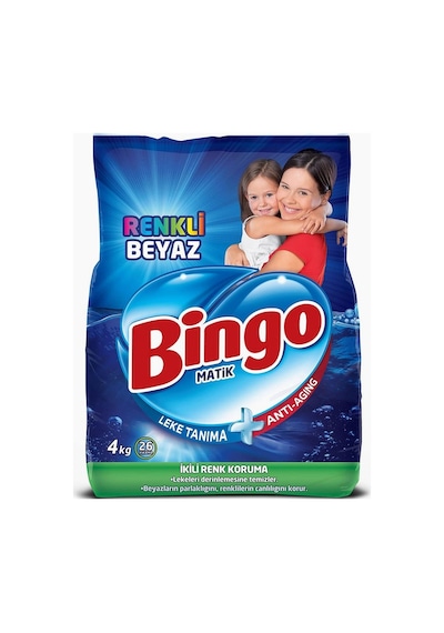 Matik Beyaz & Renkli 26 Yıkama Toz Çamaşır Deterjanı 1 X 4 Kg