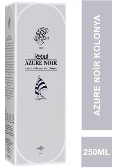 Rebul Azure Noir Kolonya Cam Şişe 250 ML