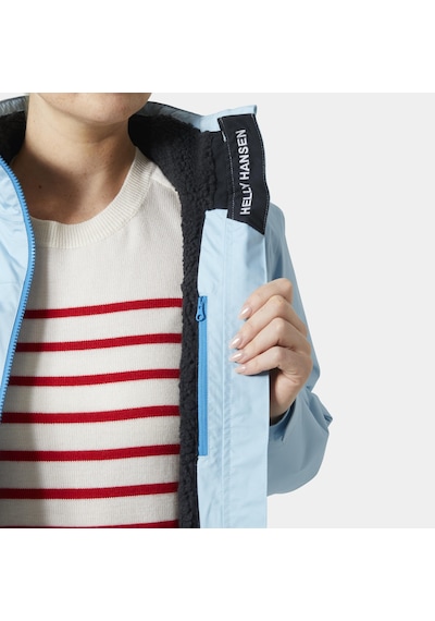 Helly Hansen W Crew Hooded Pile Kadın Mont-31286 Mavi