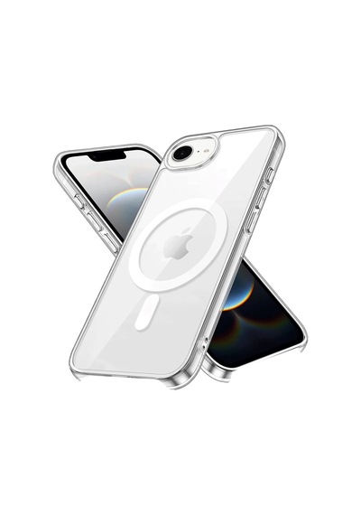 İphone 16e Kılıf Pc Real Magsafe Kapak - Şeffaf