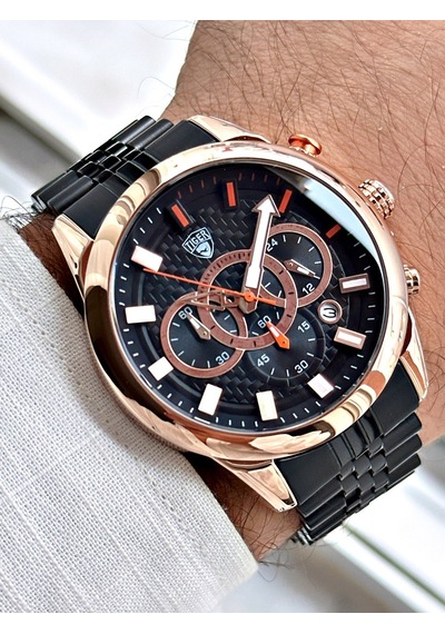 Tı-623e Tıger Çelik Erkek Saati Rose Gold