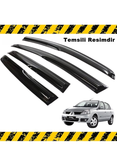 Renault Clio 2 Hb Mügen Cam Rüzgarlığı 1998-2008 Arası 4 Lü Set N11.8139