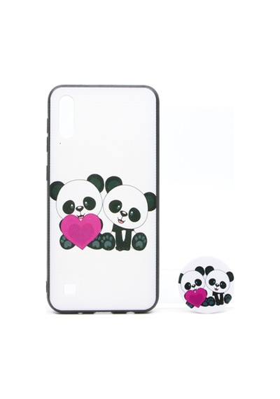 Nettech Samsung Galaxy A10 Uyumlu Desenli Popsocket Seri Arka