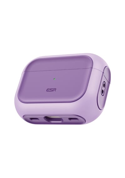Apple AirPods Uyumlu Pro 3 2025 Orbit Hybrid Manyetik Halolock Magsafe Kılıf Lavanta