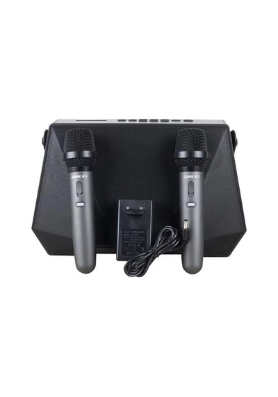 Hubrendy Sh Shile Sl-3a İki El Mikrofonlu Kumandalı Usb/sd/bt Portatif Hoparlör