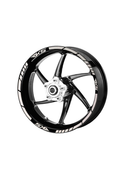 Deeb Rks Jant Şeridi Beyaz Beyaz Model X N11.24446
