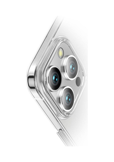 Apple iPhone 16 Pro Uyumlu Kılıf Magsafe Şarj Özellikli Transparan Sert Pc Wlons Pita Kapak Şeffaf