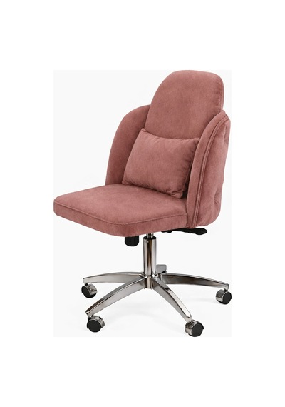 Dekoratif Çalışma Sandalyesi, Gül Kurusu Makyaj Masası, Home Office Ve Butik Kullanım Pembe Dekoratif Çalışma Sandalyesi, Gül Kurusu Makyaj Masası, Home Office Ve Butik Kullanım Pembe