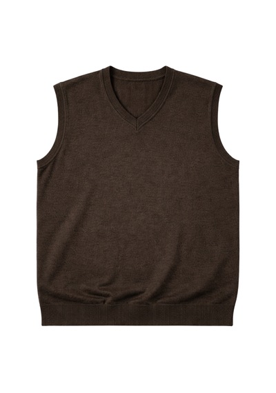 Battalmoda Erkek Büyük Beden Koyu Vizon V Yaka Süveter 3xl-4xl-5xl-6xl