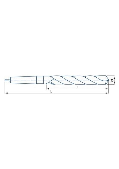 Fett 43,00mm Iat Dın345 Hss Konik Matkap Ucu