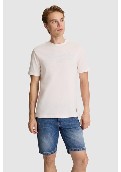 U.S. Polo Assn. U.s. Polo Assn. Erkek Krem Tişört 50327202-vr071