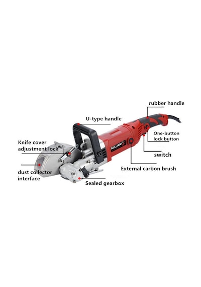 Millian MLN-KAM-3200 3200 W Duvar Oluk Kanal Açma Makinesi 40 MM